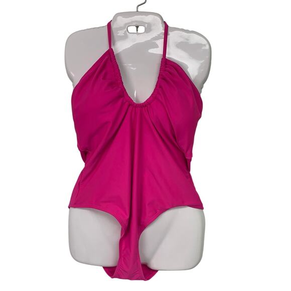 Shade & Shore Other - NWT New Shade & Shore Womens Large Medium Seat Coverage Back Tie Swim Suit